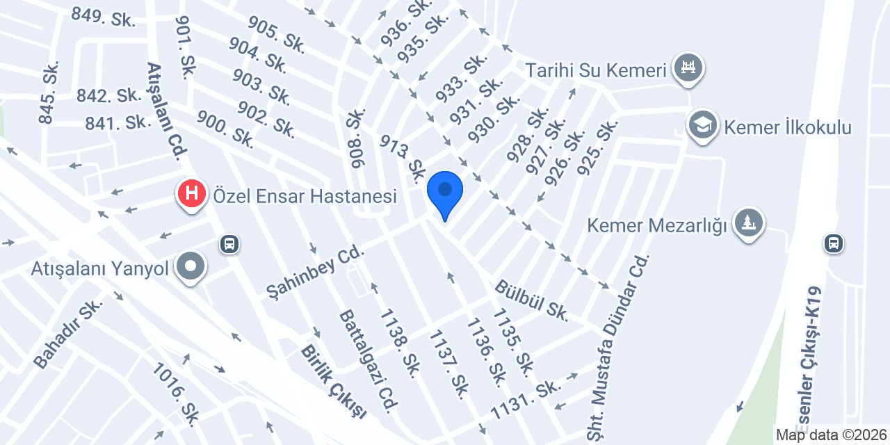 Star Su Tesisatı konumu