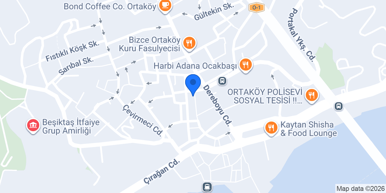 Orta Coffee Ortaköy konumu