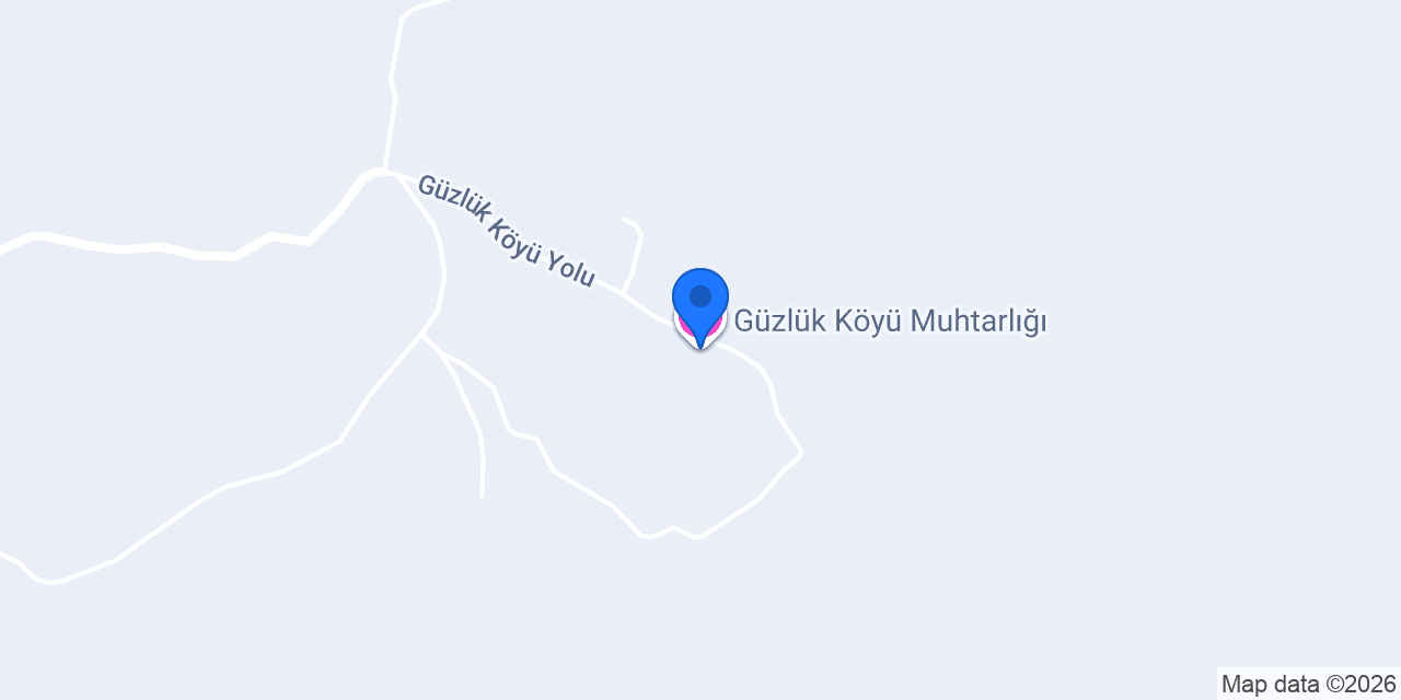 Güzlük Köyü Muhtarlığı konumu