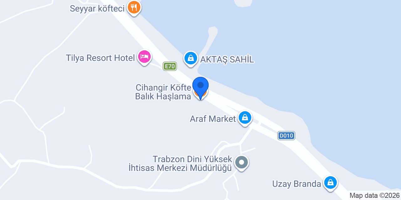 Cihangir Köfte Balık Haşlama konumu