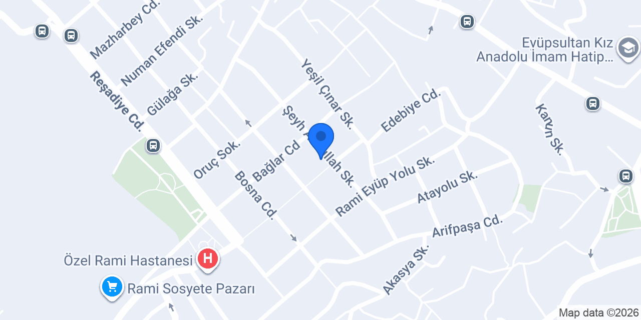 Hacı Ali Paşa Ortaokulu konumu