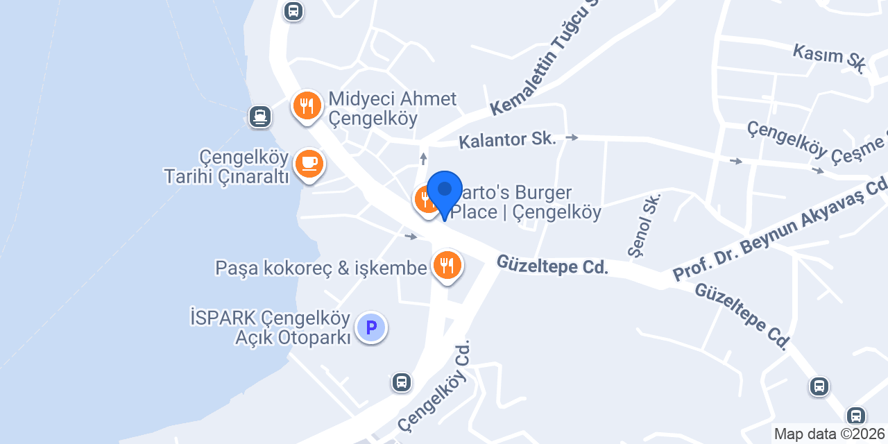 ÇENGEL Baklava konumu