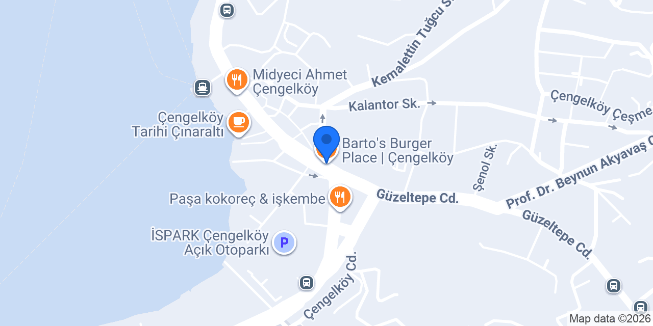 Barto's Burger Place | Çengelköy konumu