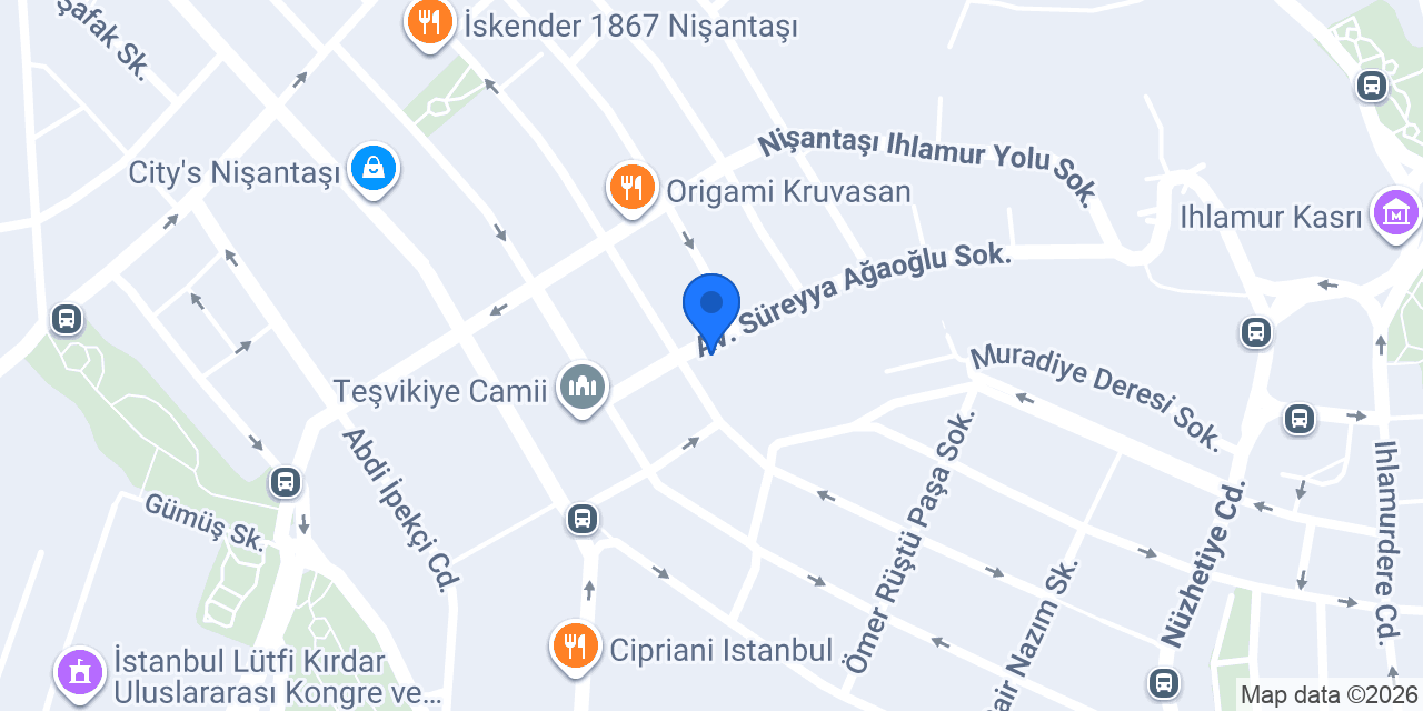 Spada Coffee Teşvikiye konumu