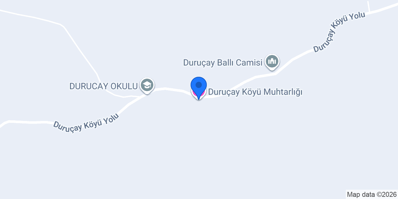 Duruçay Köyü Muhtarlığı konumu