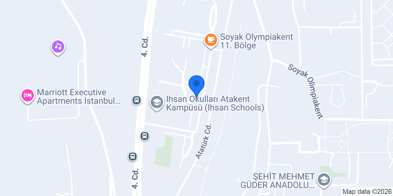 CMA Anadolu Lisesi konumu