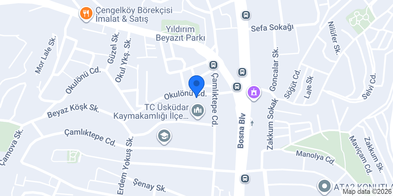 Usta Meze konumu