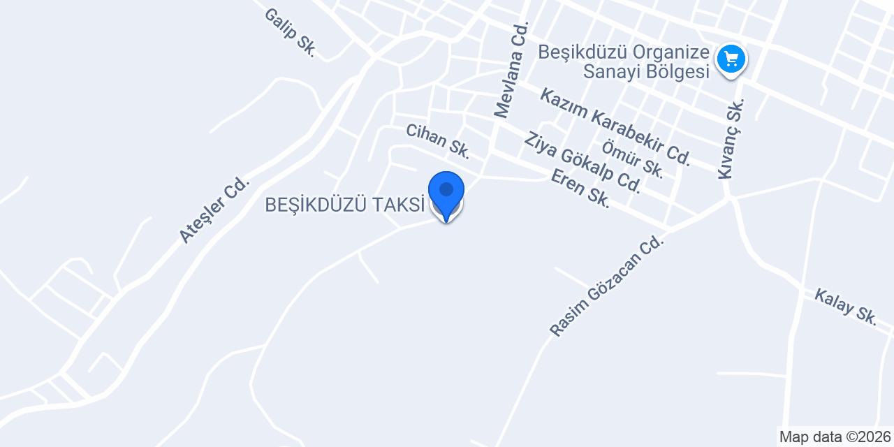 BEŞİKDÜZÜ TAKSİ konumu