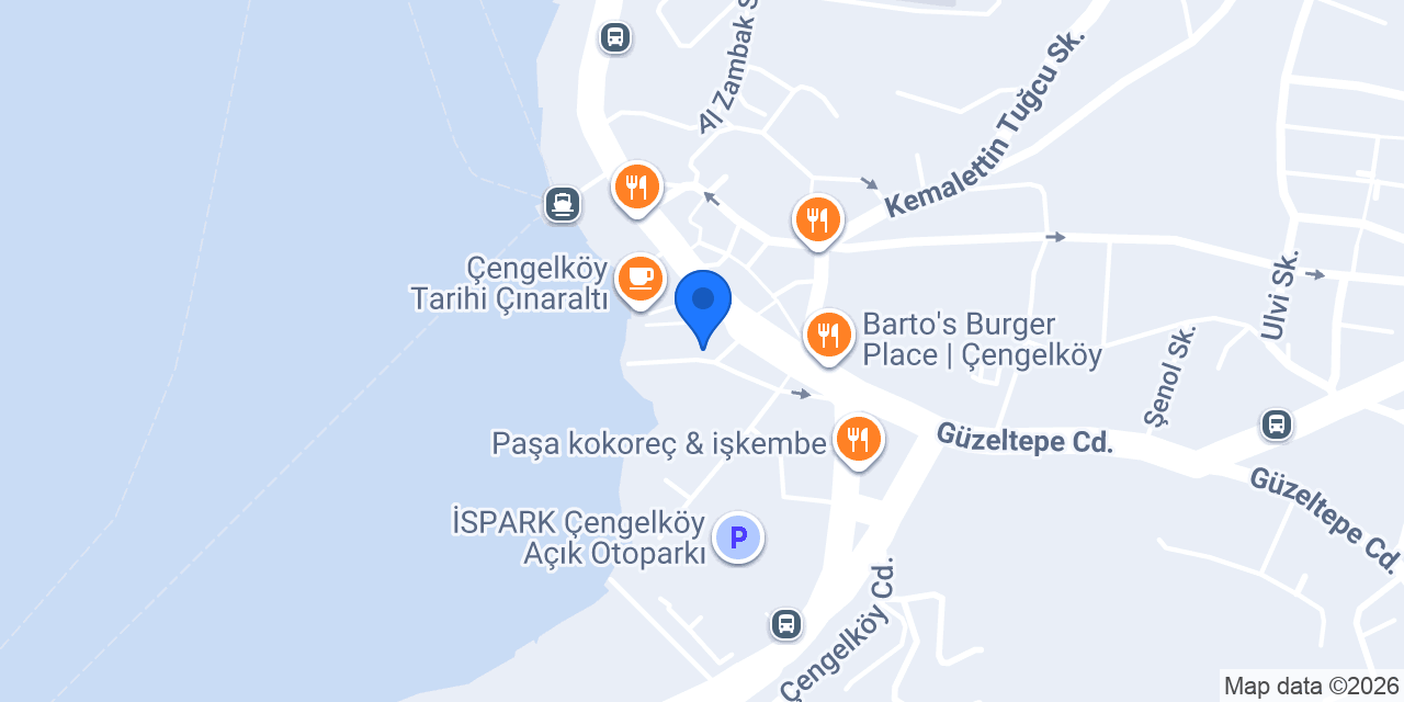 Emirgan Sütiş Çengelköy konumu