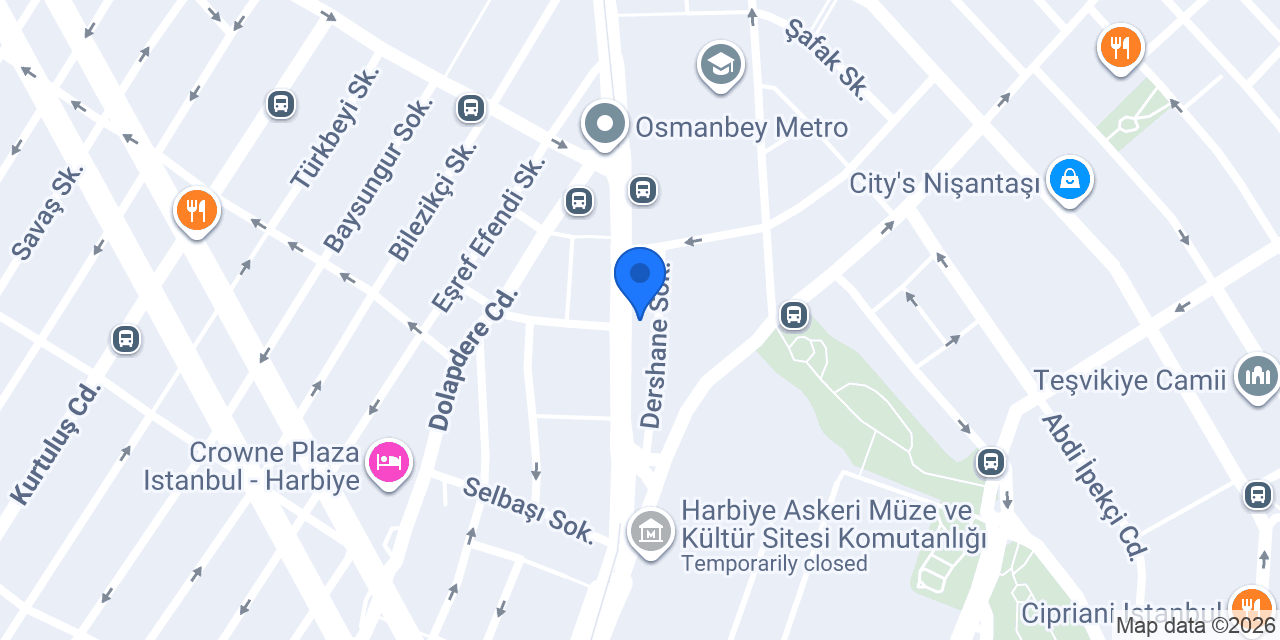 Halkbank Pangaltı Şubesi konumu
