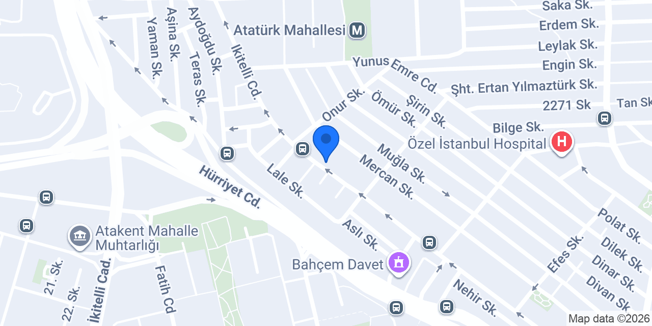 Bademler Halı Dekor konumu