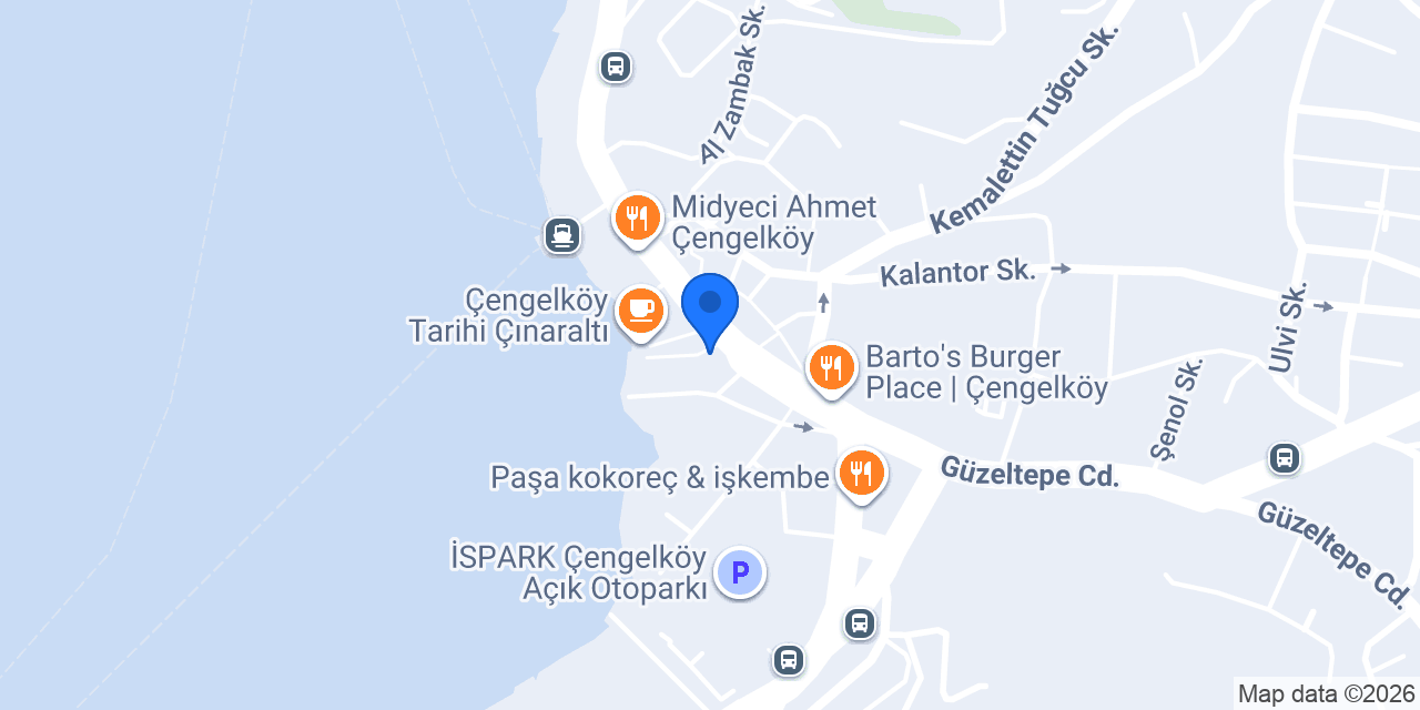 Caretto çengelköy konumu