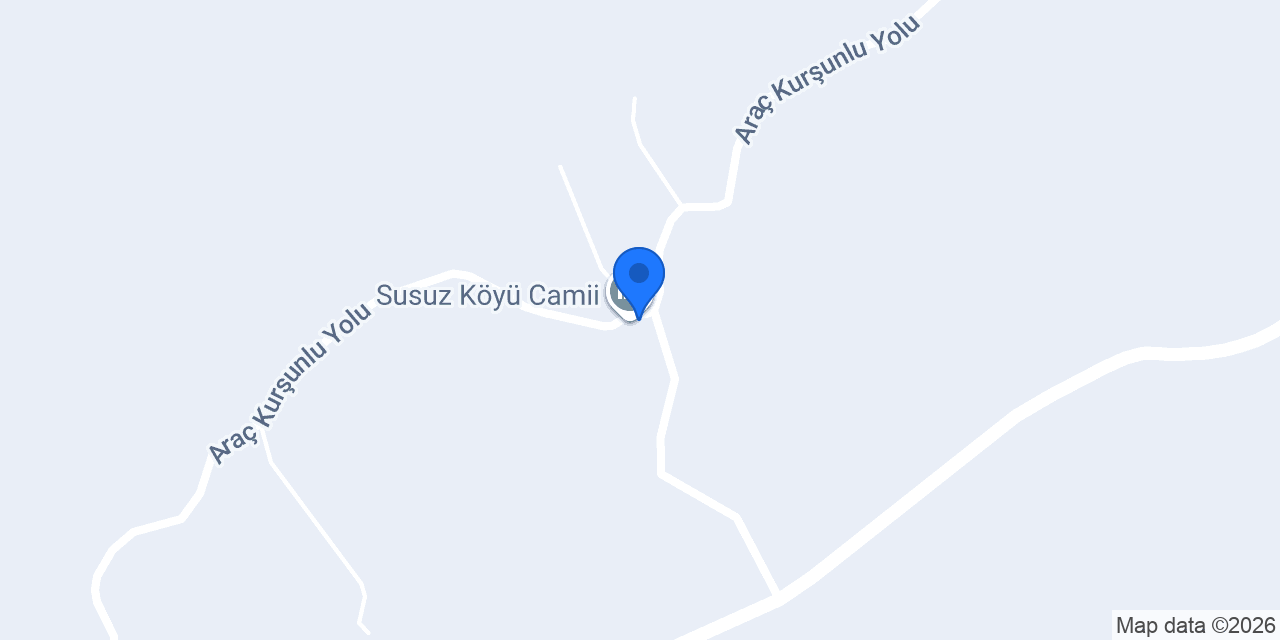 Susuz Köyü Muhtarlığı konumu