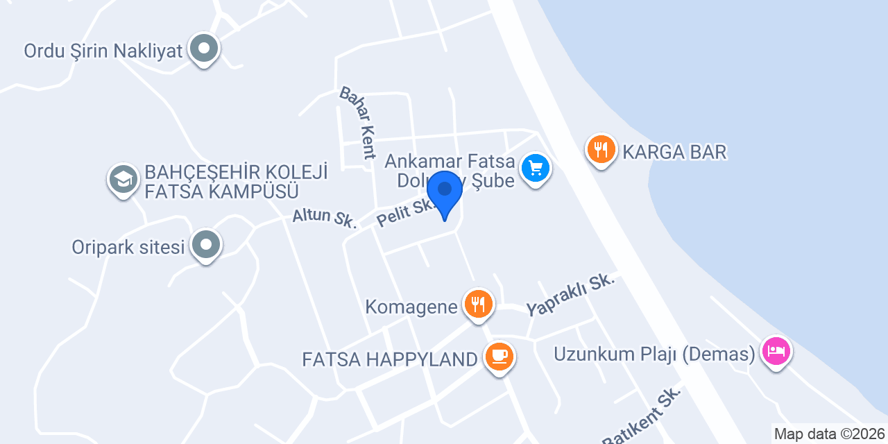 Fatsa Bıldırcın konumu
