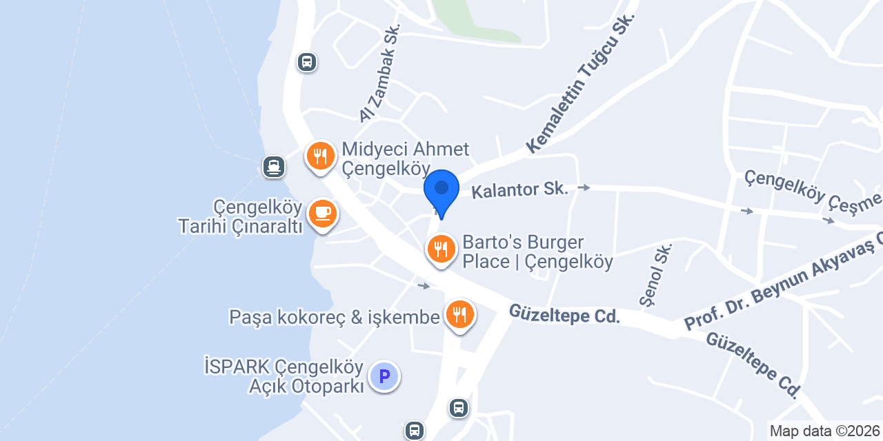 Üçel Emlak - Çengelköy konumu