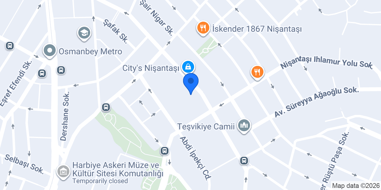 The Stay Boulevard Nisantasi konumu