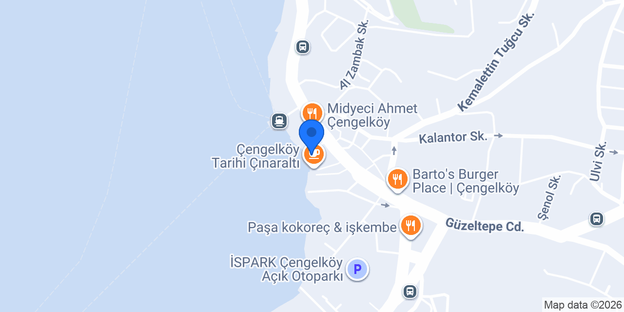 Deniz Yıldızı Restaurant konumu