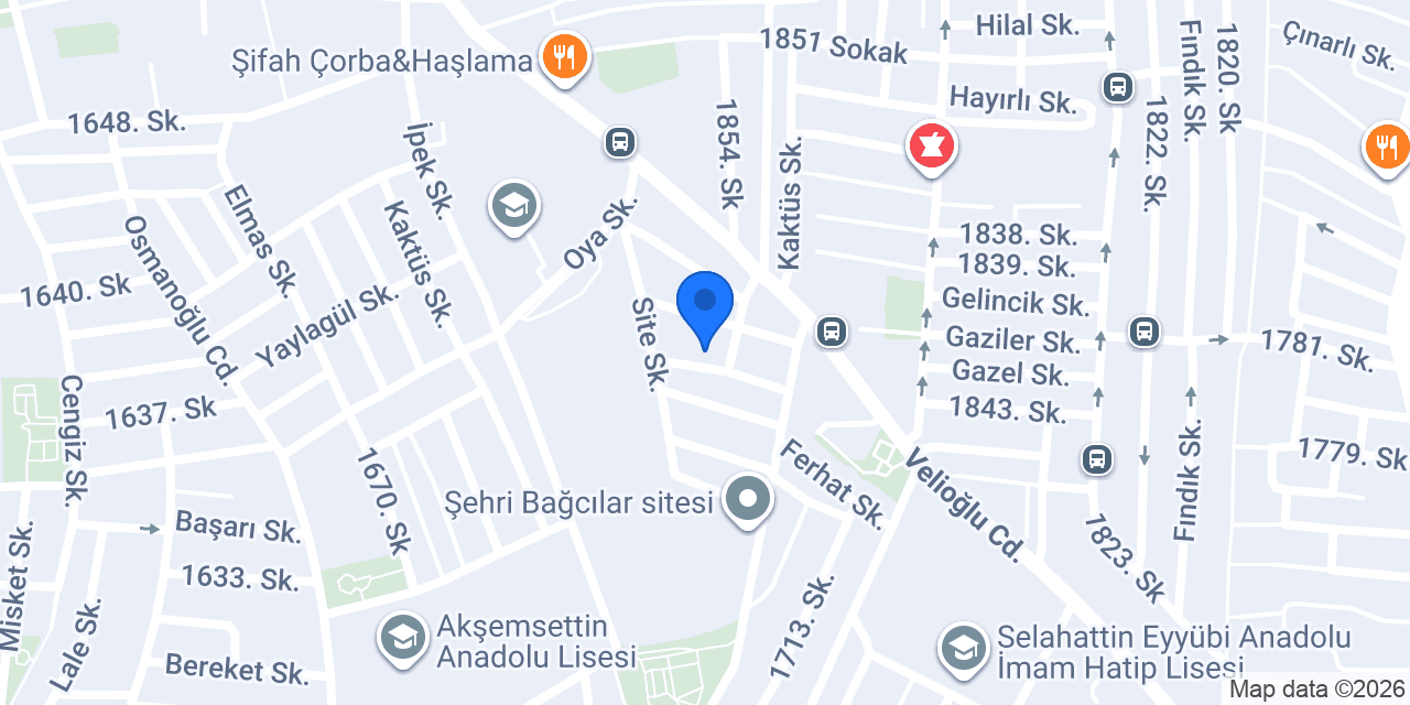 Özçelik Nakliyat konumu