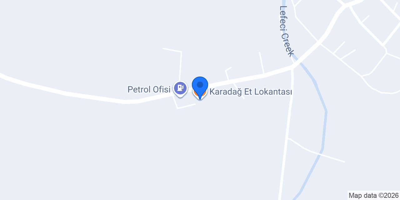 Karadağ Et Lokantası konumu