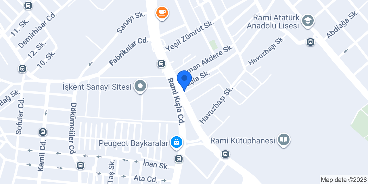 Fener İş Elbiseleri konumu