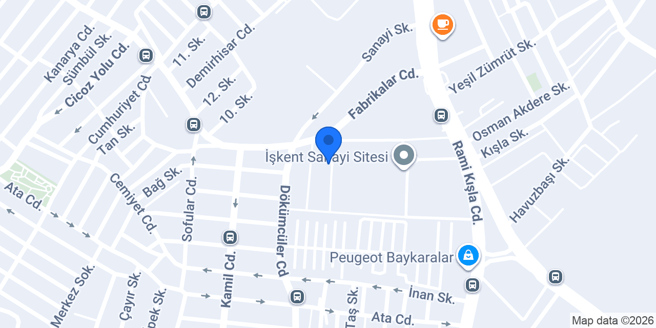 ATC Fermuar İmalat konumu