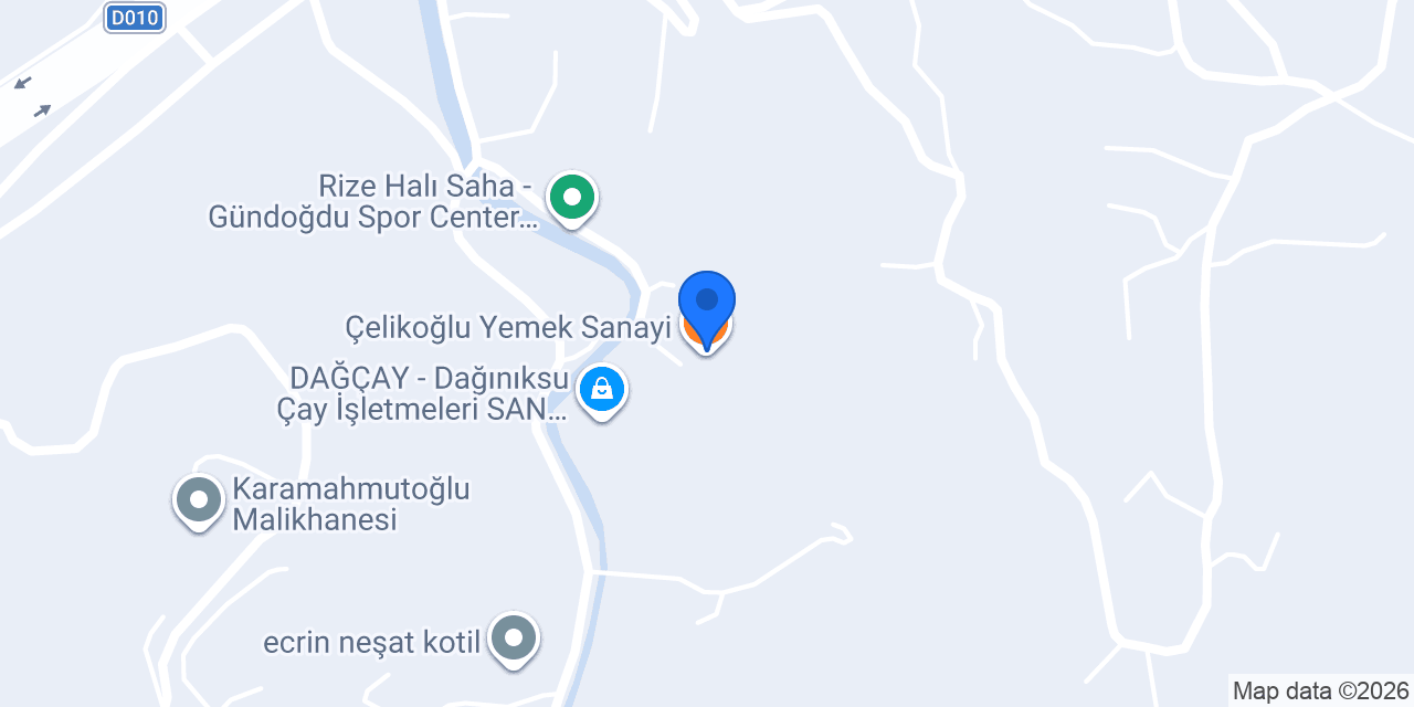 Çelikoğlu Yemek Sanayi konumu