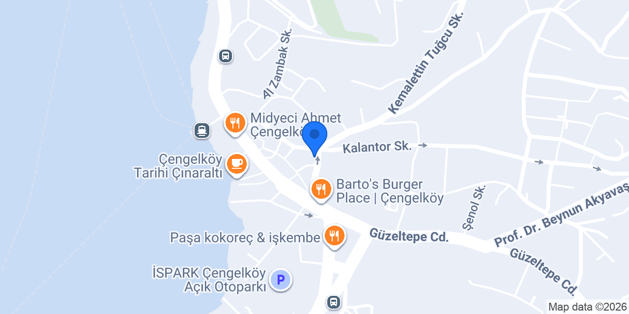 Müzelik Cafe konumu