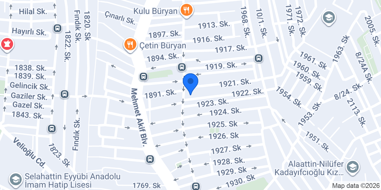 Çiftlik Et konumu