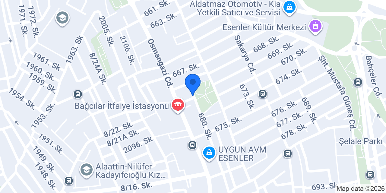 Özcanlar Yapı Malzemeleri konumu