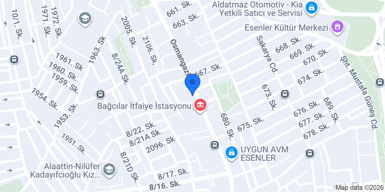 Oto Yaman konumu