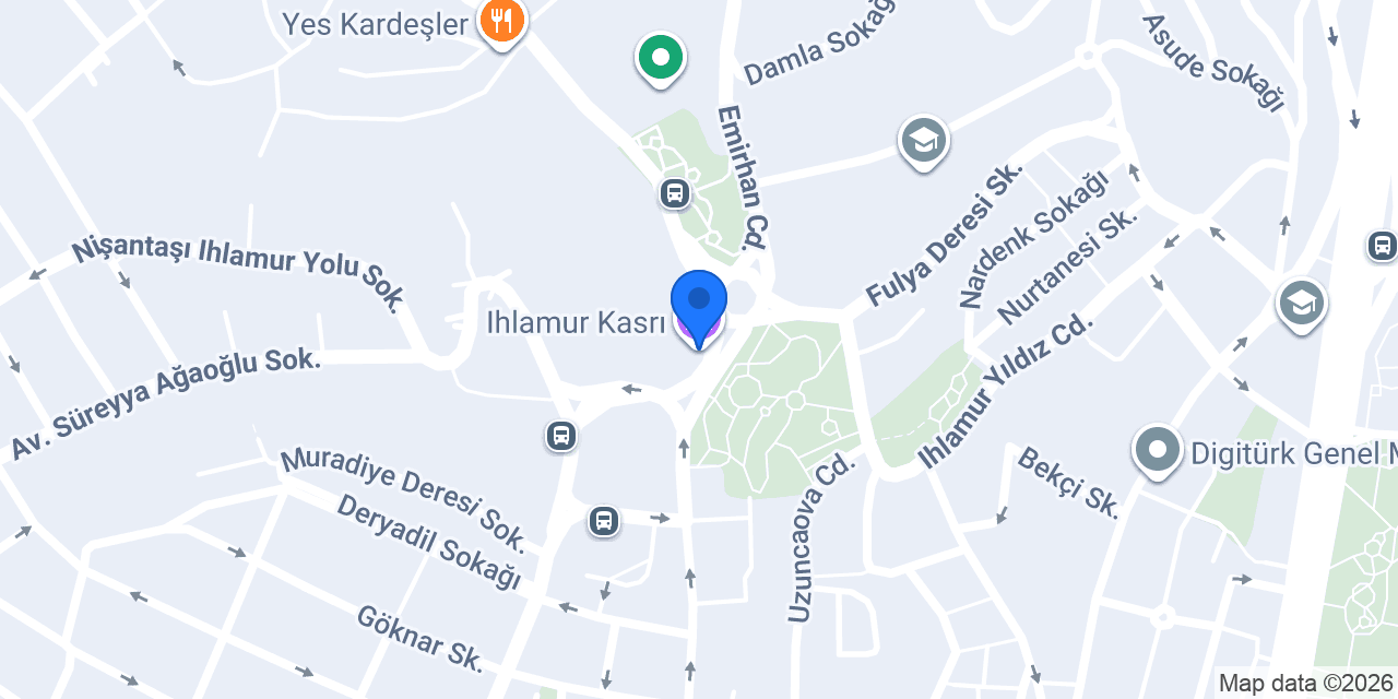Ihlamur Kasrı konumu