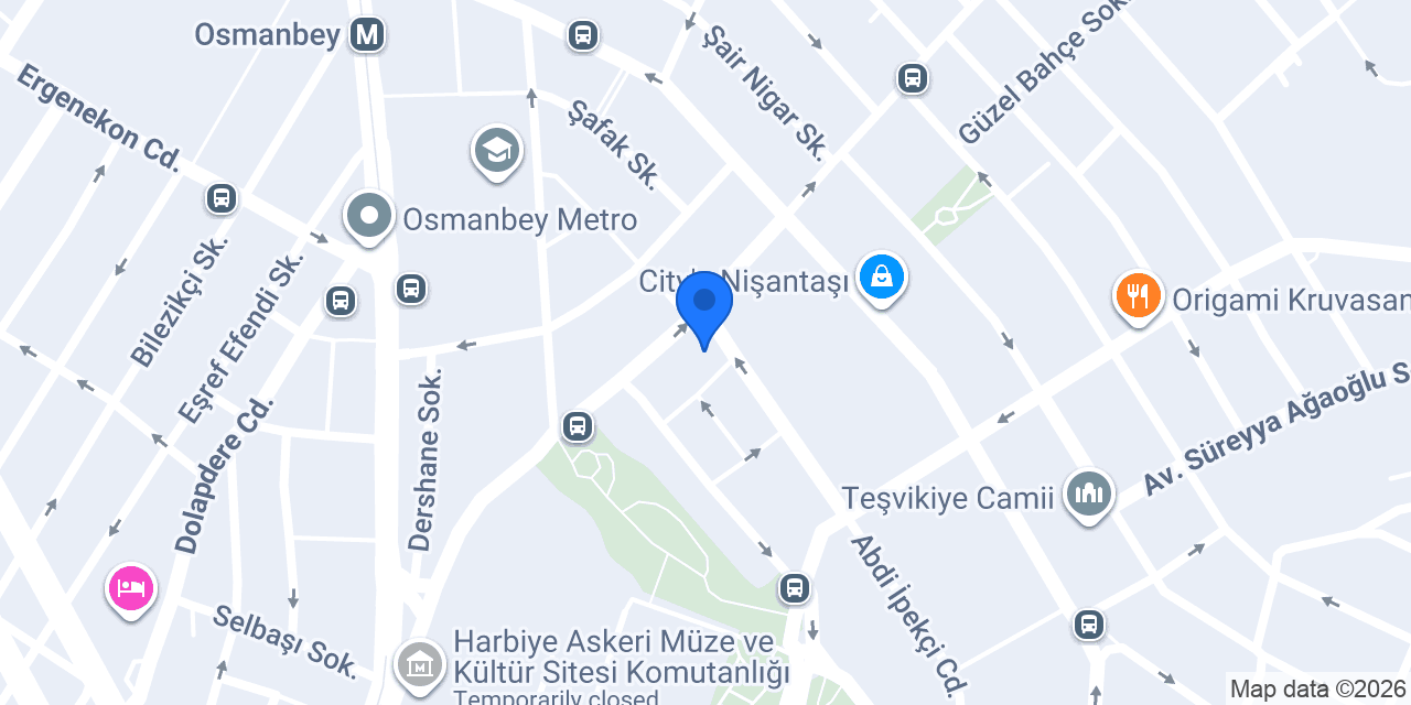 Cheya Deluxe Residence Nişantaşı konumu