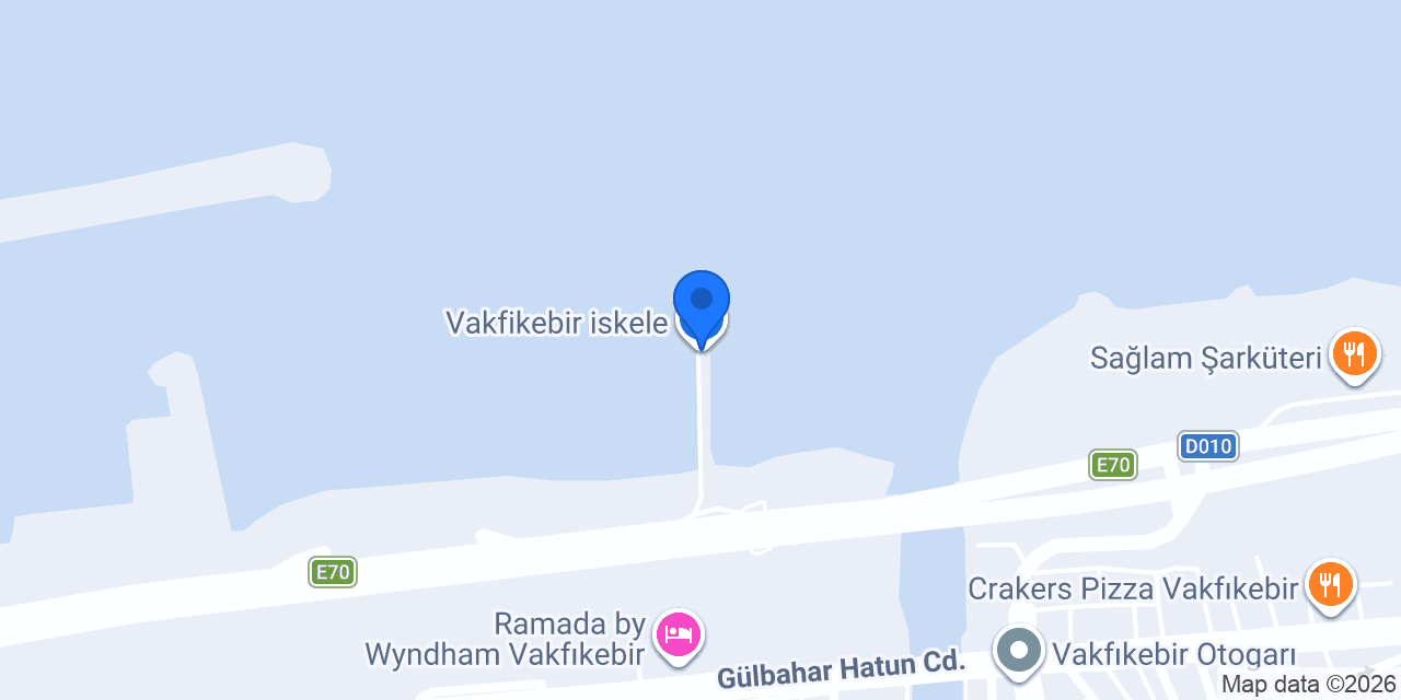 Vakfikebir iskele konumu