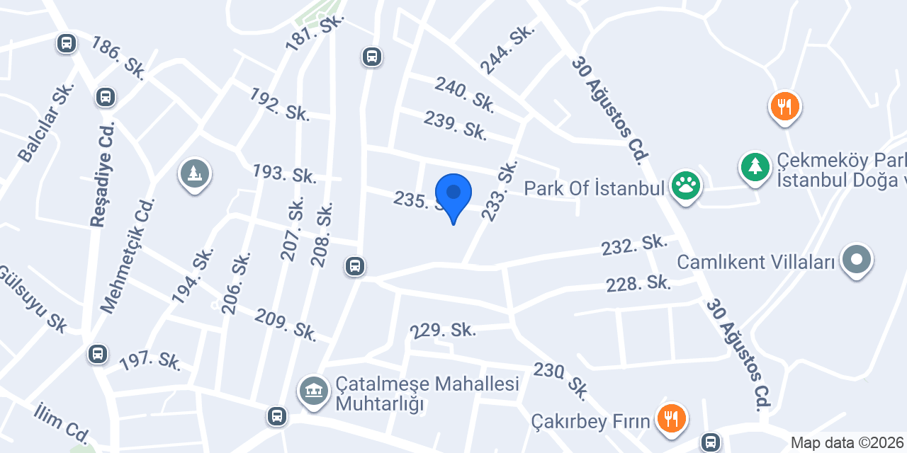 Alemdar Çatalmeşe Ortaokulu konumu