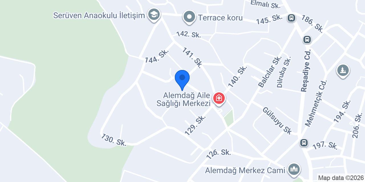Alemdağ Ortaokulu konumu