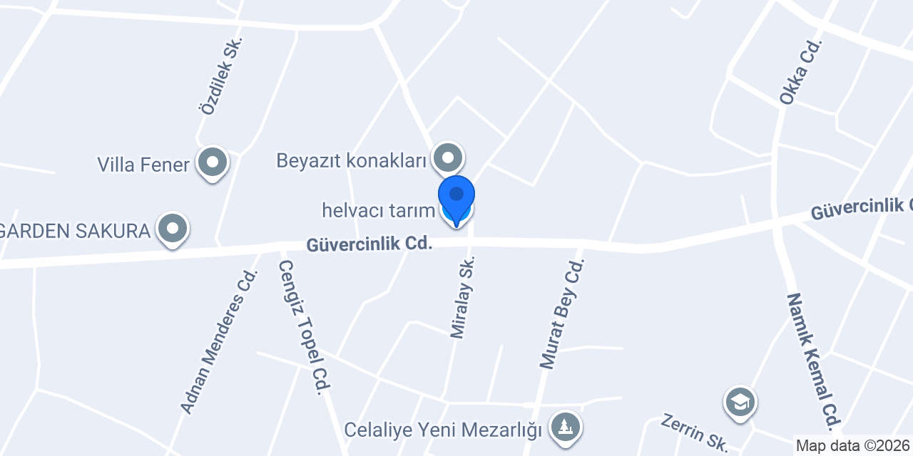 helvacı tarım konumu