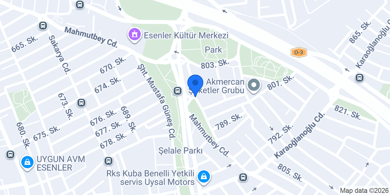 HEDEF RENT A CAR konumu