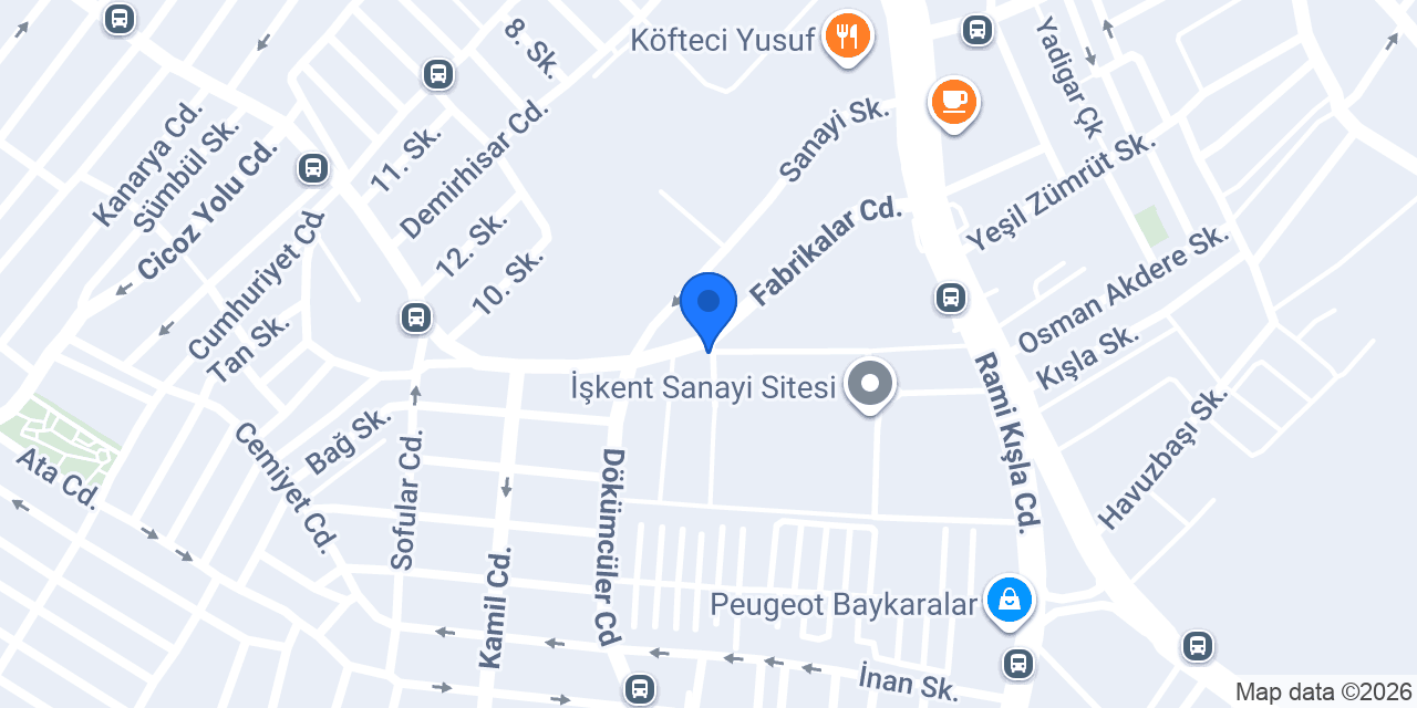 Aethra Şemsiye konumu