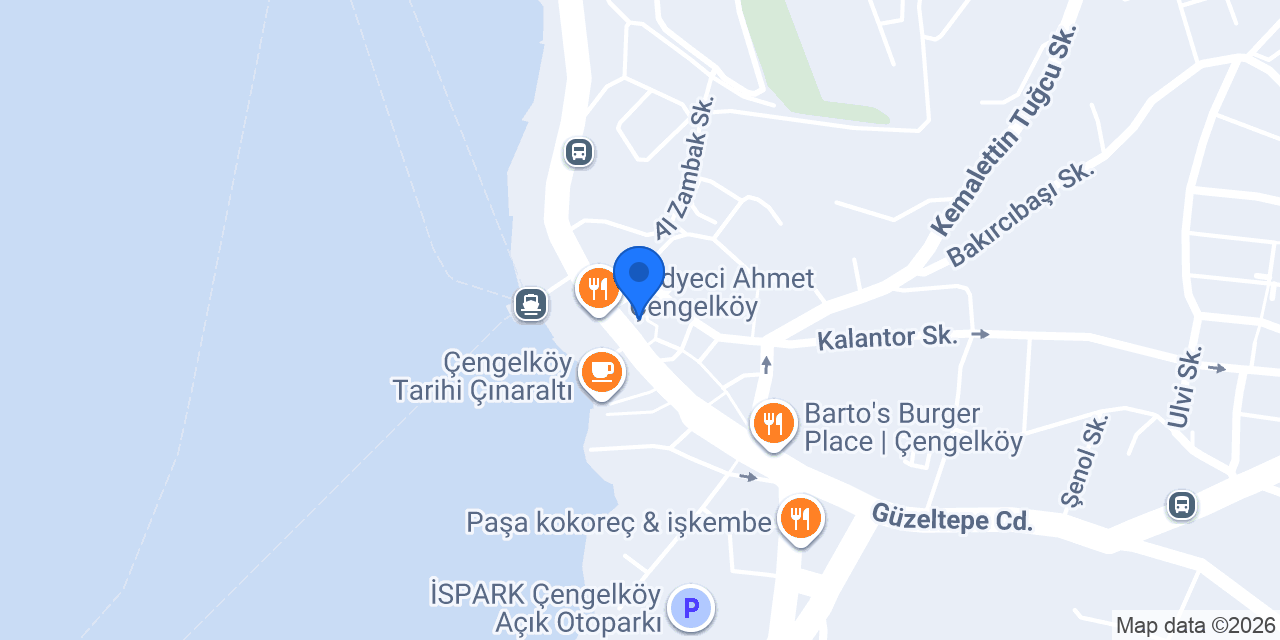 Şırdancı Mehmet Çengelköy konumu