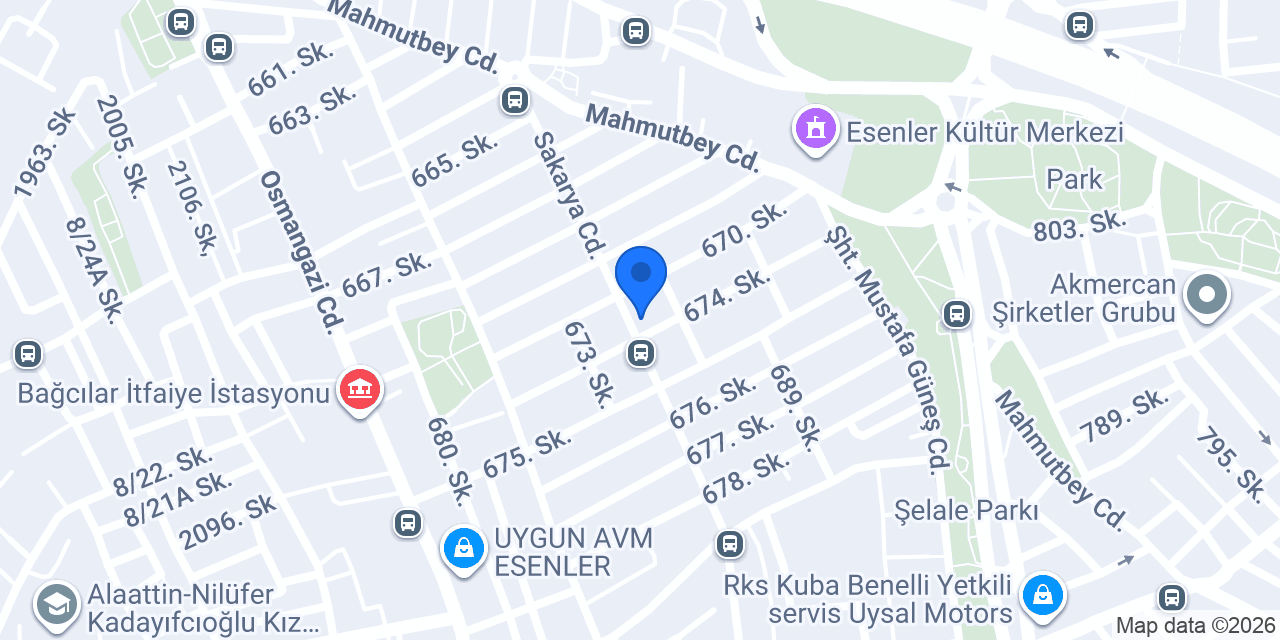 Öz Kardeşler Unlu Mamüller konumu