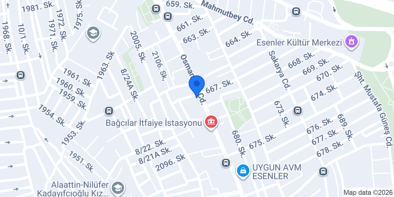 Özcan Lastik Rot Balans konumu