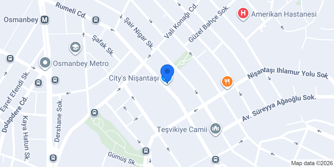 Nezih – Citys AVM konumu