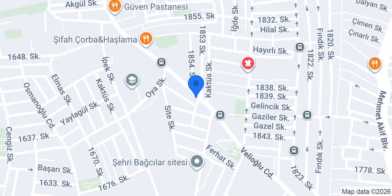 Şahin Elektrik konumu