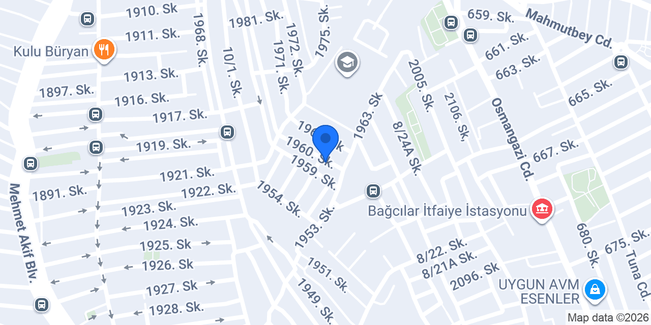 Yıldırım Tesisat konumu