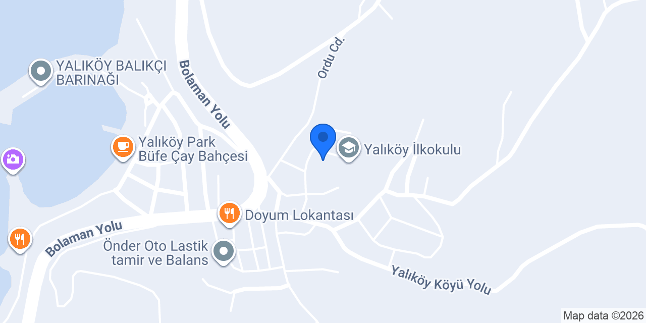 yalıköy ortaokulu konumu