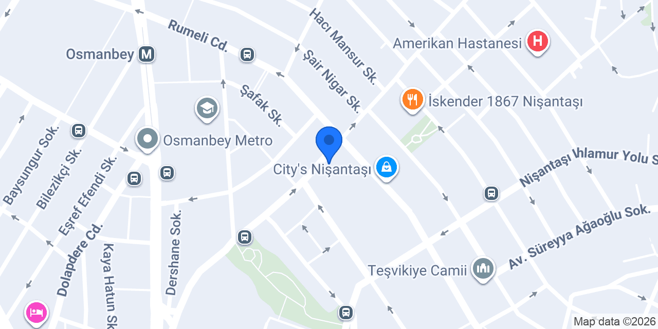 Göçmen Nişantaşı Artisan Bakery konumu