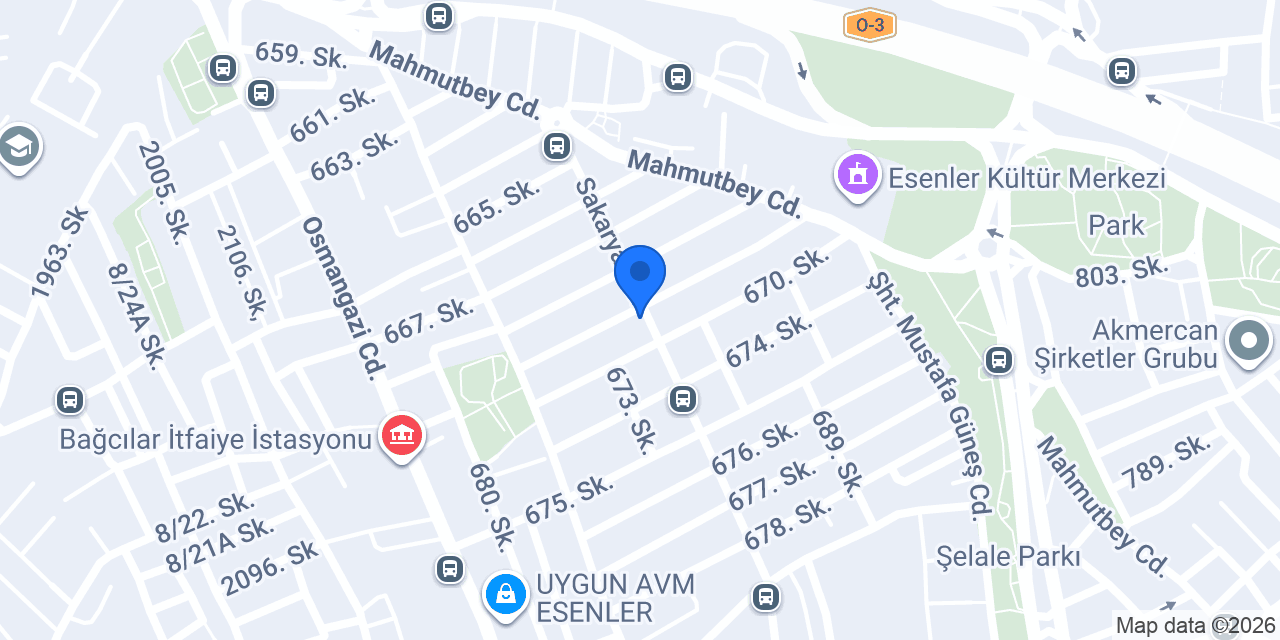 Hudaverdi Elektrik konumu