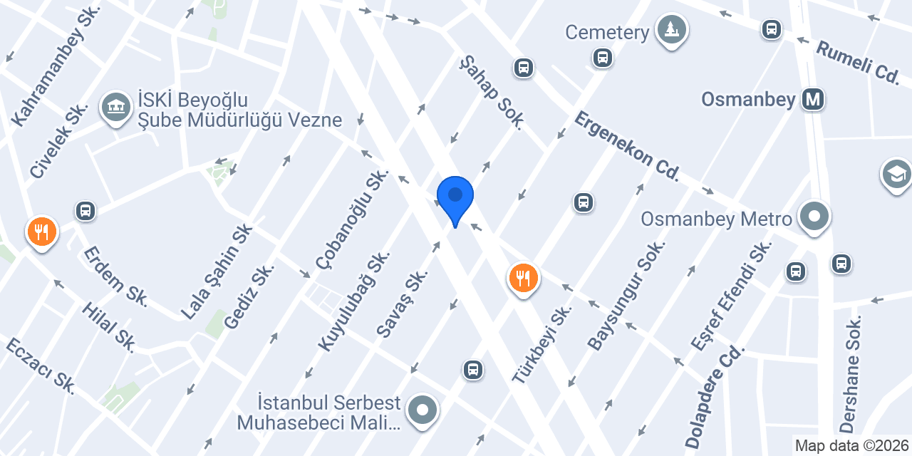 Sugar & Cheese "Günlük Taze Tatlı" (Şişli) konumu
