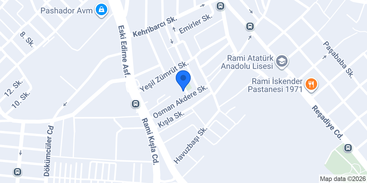 EROĞLU DAR DOKUMA TEKSTİL SAN. VE TİC. LTD. STİ. konumu