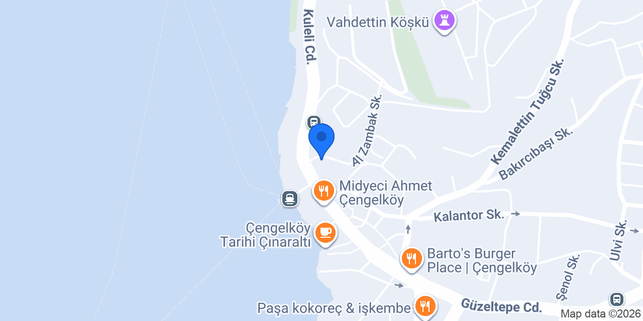 Cadde Cafe & Nargile Çengelköy konumu